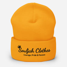 Load image into Gallery viewer, Souljah Clothes Light Color Beanie: Black
