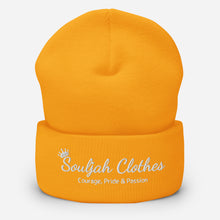 Load image into Gallery viewer, Souljah Clothes Dark Color Beanie: White