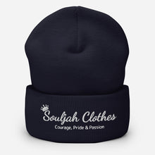 Load image into Gallery viewer, Souljah Clothes Dark Color Beanie: White