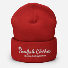 Load image into Gallery viewer, Souljah Clothes Dark Color Beanie: White