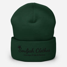 Load image into Gallery viewer, Souljah Clothes Light Color Beanie: Black