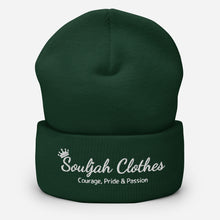 Load image into Gallery viewer, Souljah Clothes Dark Color Beanie: White