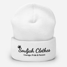 Load image into Gallery viewer, Souljah Clothes Light Color Beanie: Black