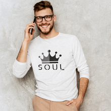 Load image into Gallery viewer, Men's Crisp Light Color Long Sleeve: Black and Grey