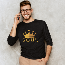 Load image into Gallery viewer, Men's Dark Color Long Sleeve: Gold