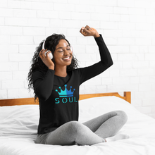 Load image into Gallery viewer, Women's Dark Color Long Sleeve: Blue