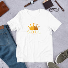 Load image into Gallery viewer, Men's Crisp White Tee: Gold