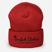 Load image into Gallery viewer, Souljah Clothes Light Color Beanie: Black
