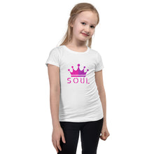 Load image into Gallery viewer, Girl&#39;s Classic White Tee: Pink
