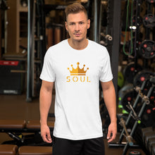 Load image into Gallery viewer, Men&#39;s Crisp White Tee: Gold
